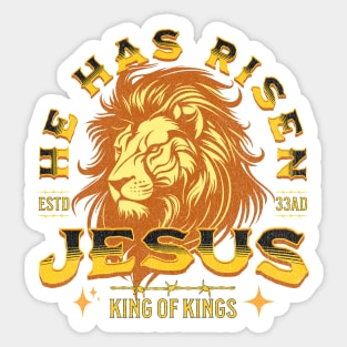 He Has Risen - Gold Version Sticker